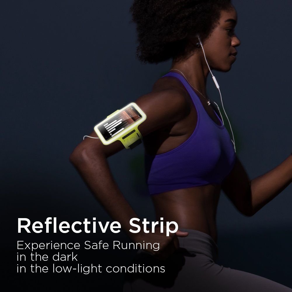 Spigen A700 Universal Sport Armband για Smartphones 6.5'' - Neon Green