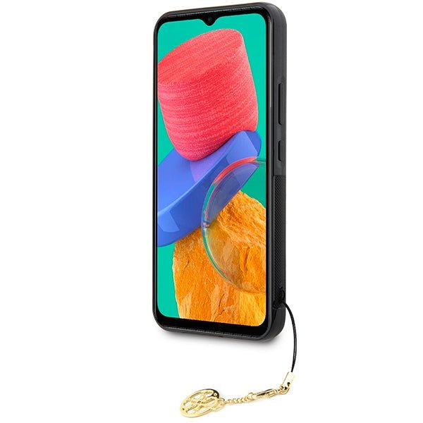 Guess Samsung Galaxy A34 5G - 4G Charms Collection Θήκη με Επένδυση Συνθετικού Δέρματος - Brown - GUHCSA34GF4GBR