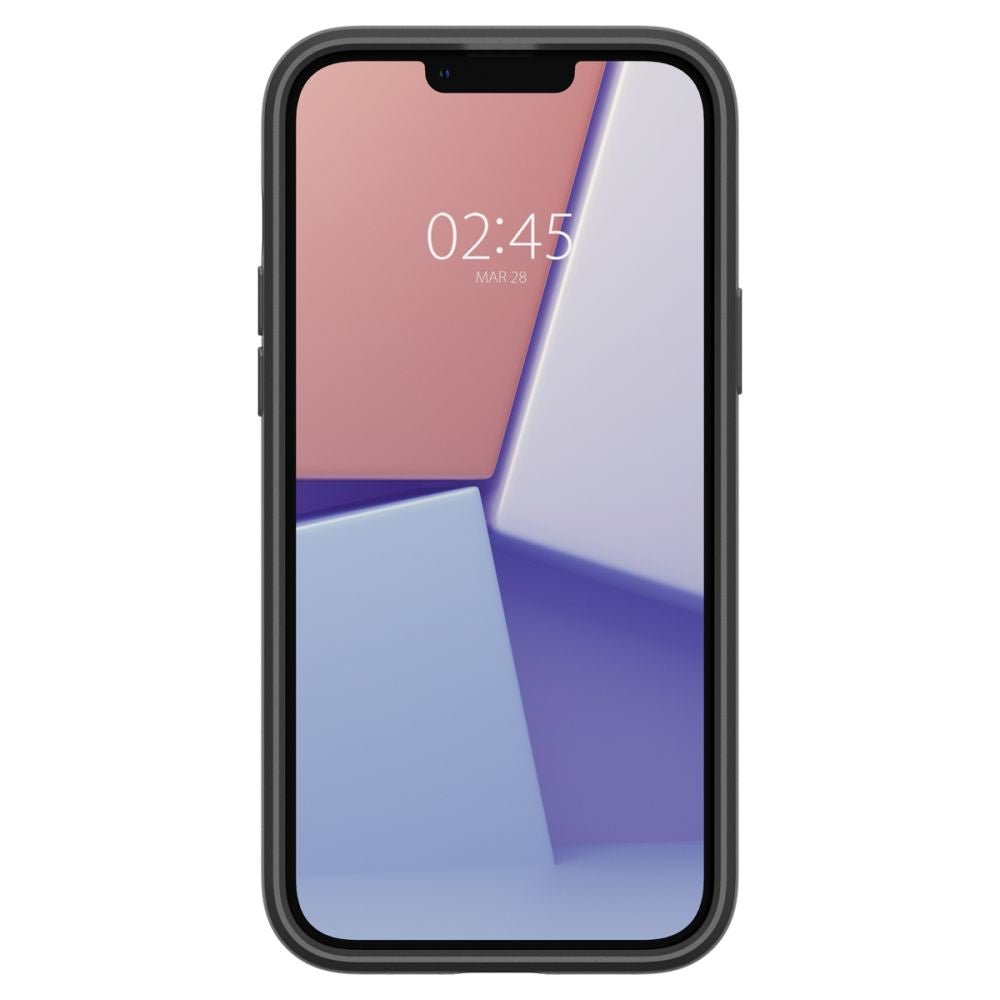 Spigen iPhone 14 Plus / iPhone 15 Plus Optik Armor Mag Θήκη Σιλικόνης με Κάλυμμα για την Κάμερα και MagSafe - Black