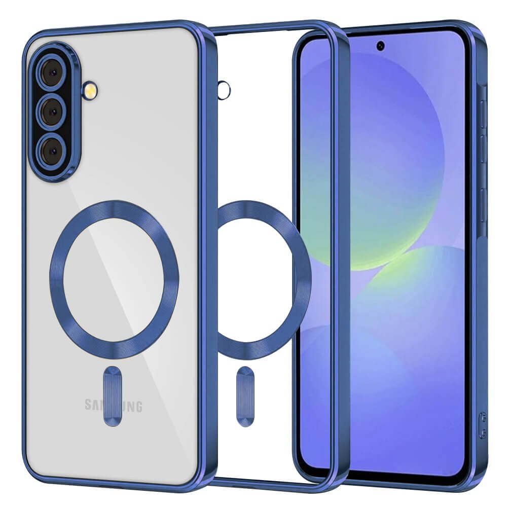 Techsuit Samsung Galaxy A36 5G / A56 5G - Luxury Crystal MagSafe - Θήκη Σιλικόνης - Deep Blue