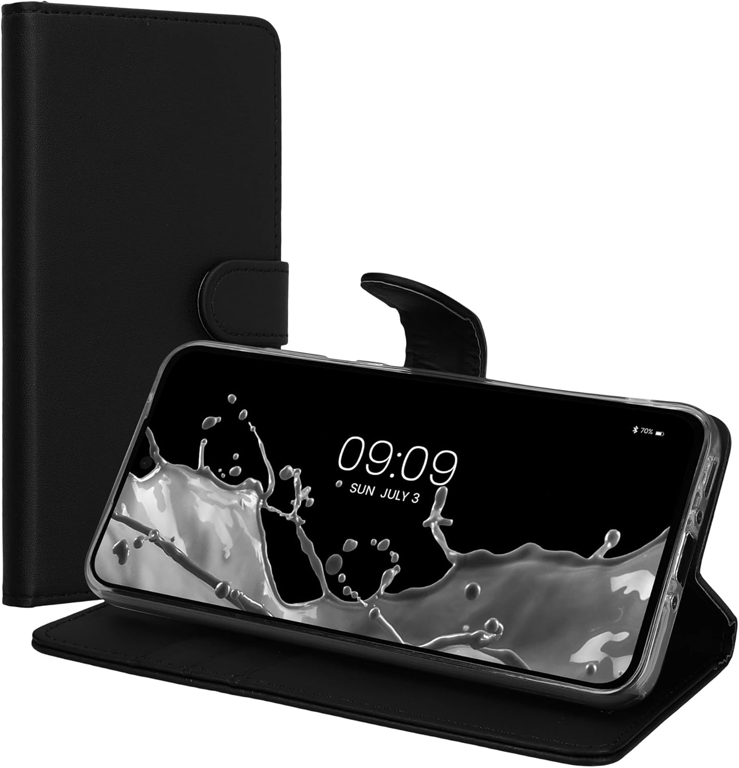 KW Samsung Galaxy A35 5G Θήκη Πορτοφόλι Stand - Black