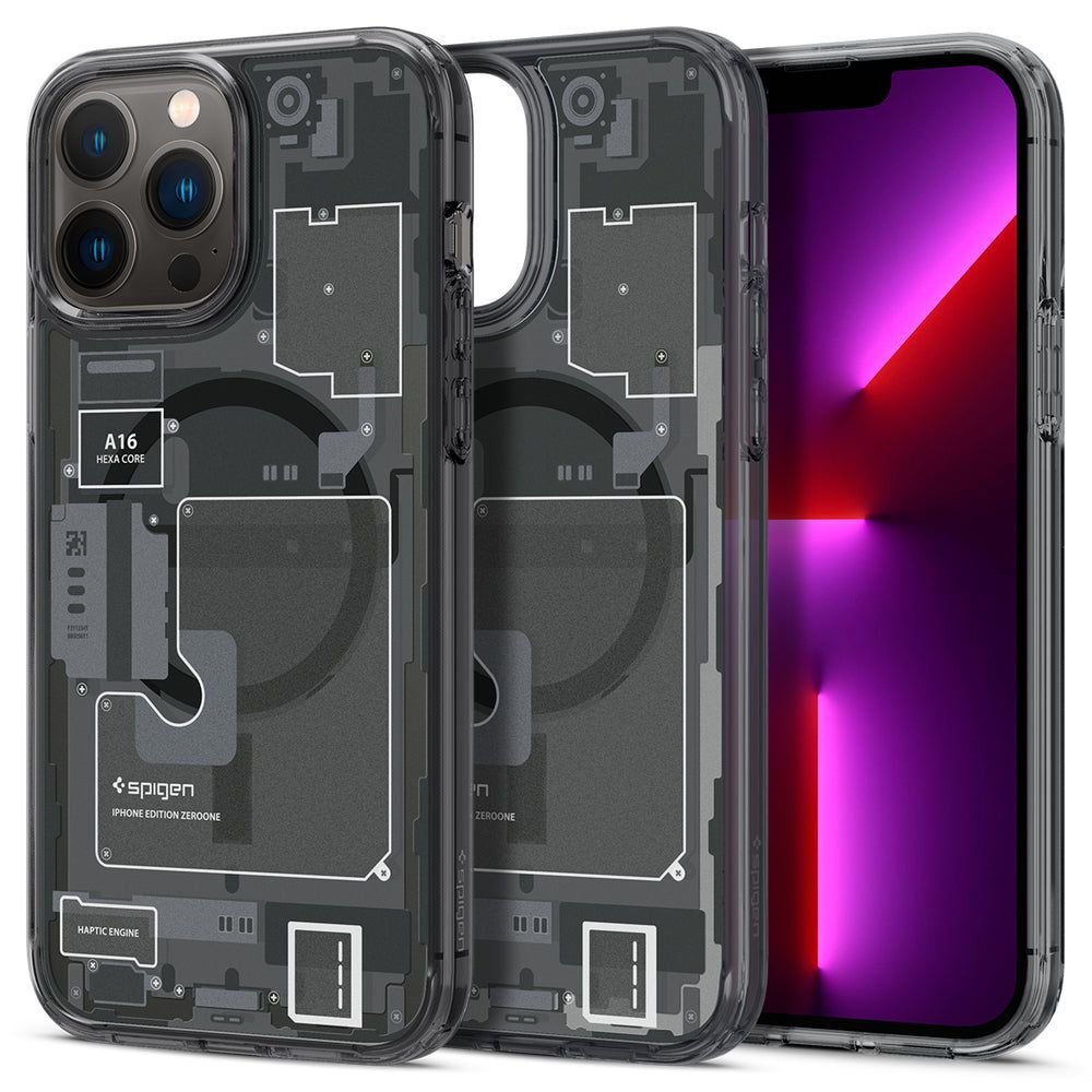 Spigen iPhone 13 Pro Max Ultra Hybrid Mag Σκληρή Θήκη με Πλαίσιο Σιλικόνης Και MagSafe - Zero One