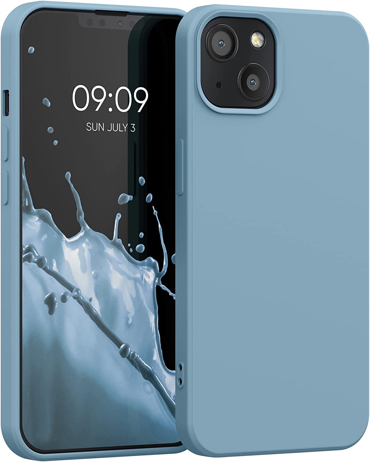 KW iPhone 13 Θήκη Σιλικόνης Rubberized TPU - Antique Stone - 55948.206