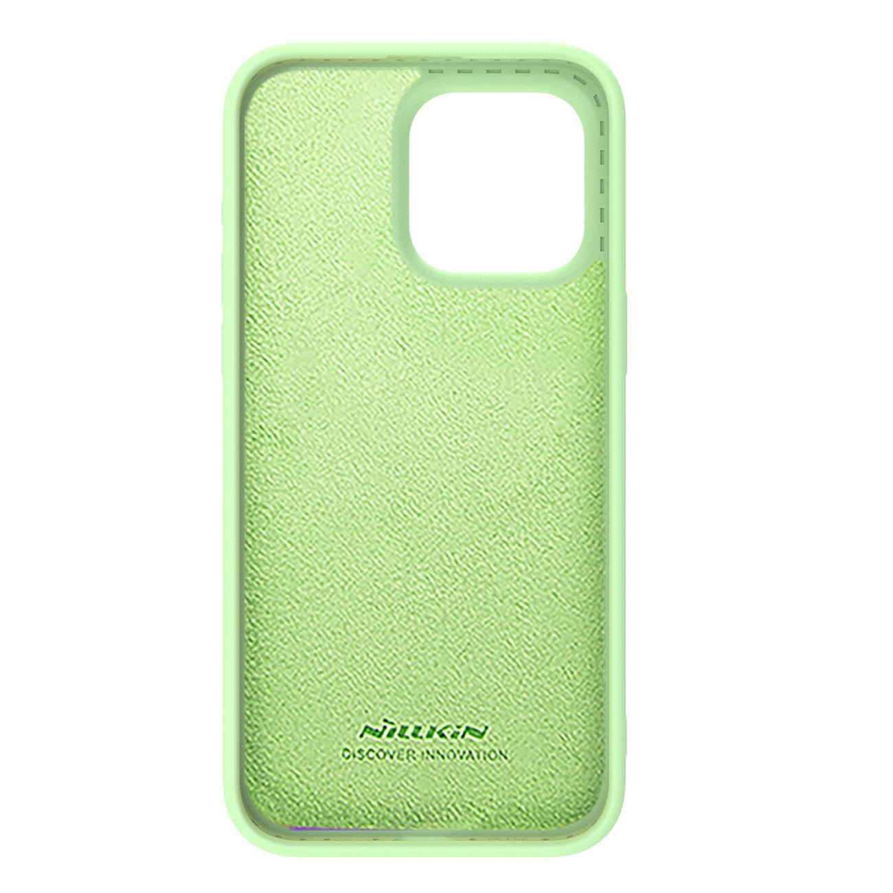 Nillkin iPhone 15 Pro CamShield Silky Θήκη Σιλικόνης με Κάλυμμα για την Κάμερα - Mint