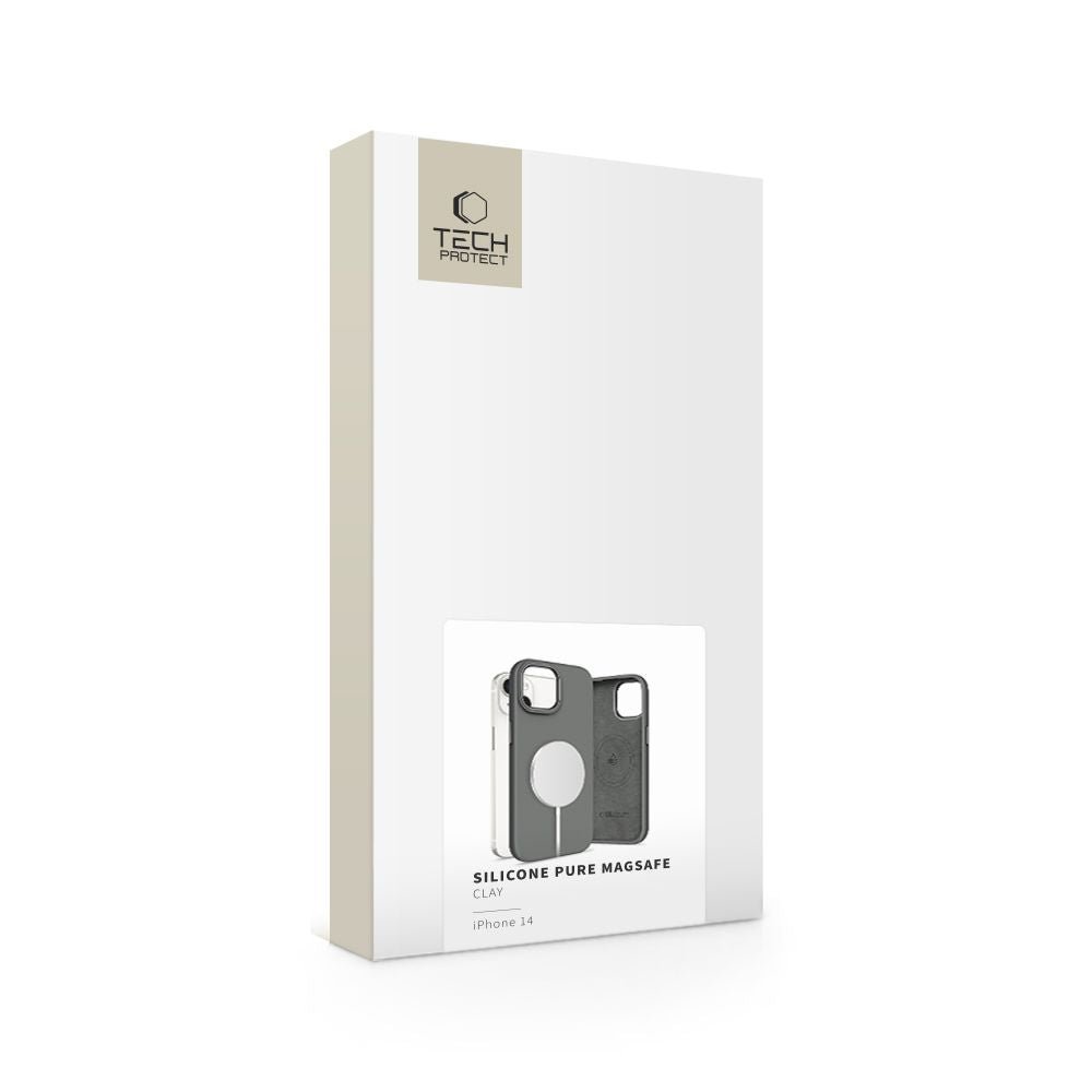 Tech - Protect iPhone 14 Silicone Pure Θήκη Σιλικόνης TPU με MagSafe - Clay