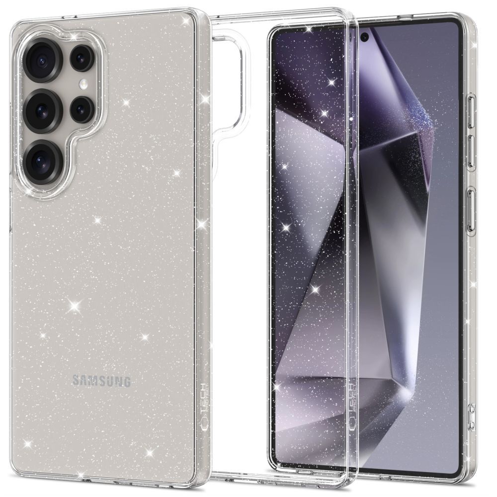 Tech - Protect Samsung Galaxy S25 Ultra Flexair Θήκη Σιλικόνης - Glitter