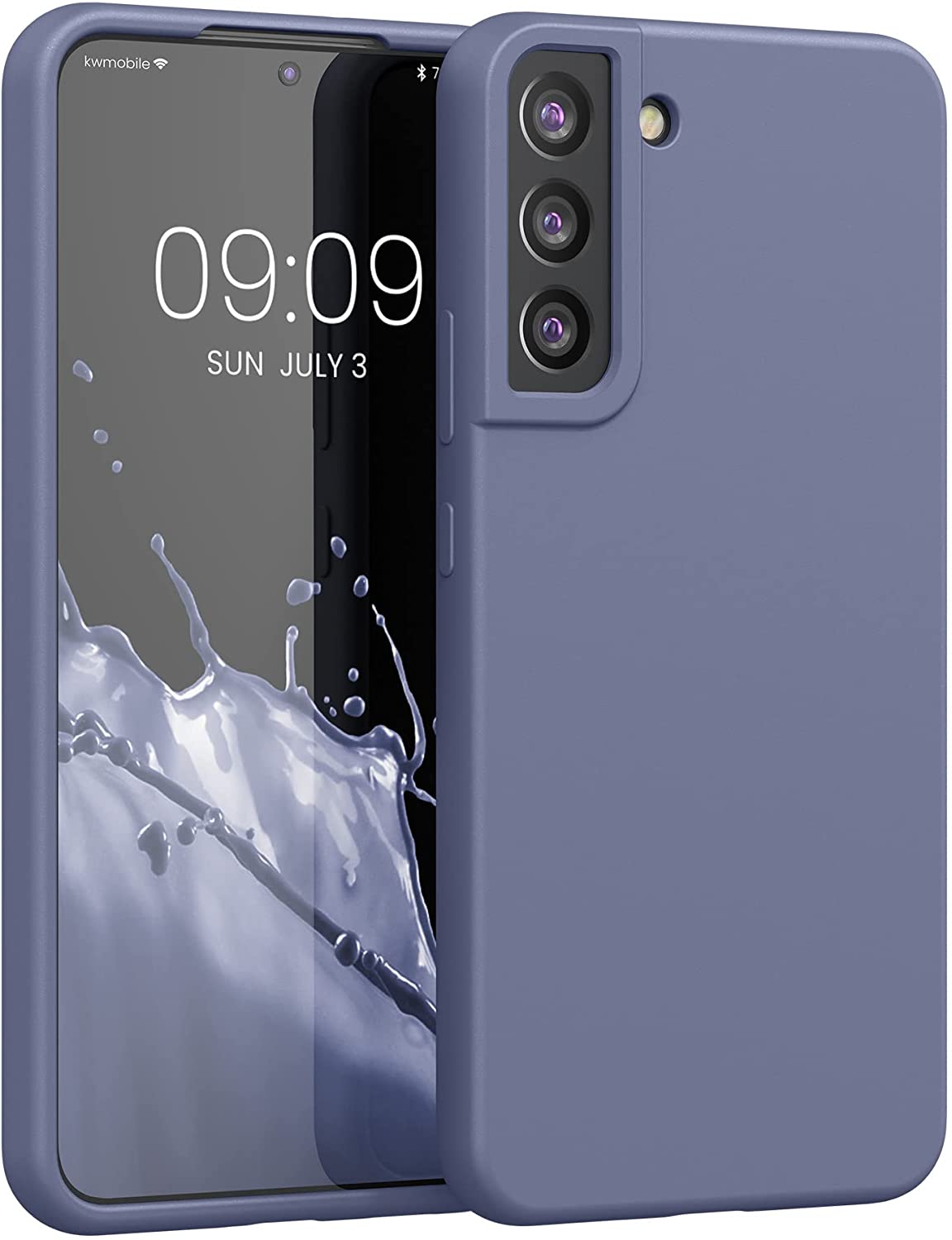 KW Samsung Galaxy S22 Plus Θήκη Σιλικόνης Rubberized TPU - Lilac - 56761.168