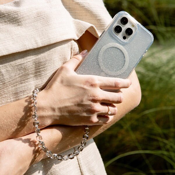 Uniq Coehl Candy Gem Universal Hand Strap - Λουράκι Κινητού για τον Καρπό - Silver