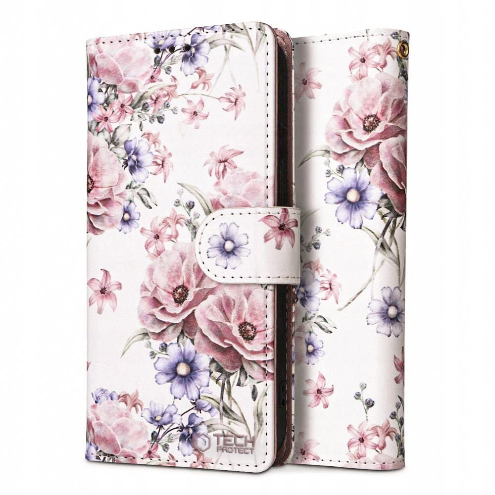 Tech - Protect Samsung Galaxy A16 4G / A16 5G Θήκη Πορτοφόλι Stand από Δερματίνη - Blossom Flower
