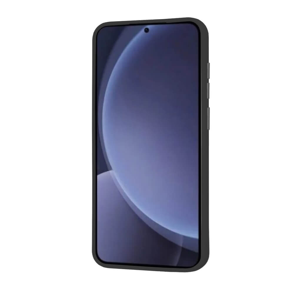 Techsuit Samsung Galaxy S25 Plus - HaloFrost MagSafe Series - Σκληρή Θήκη με Πλαίσιο Σιλικόνης - Black