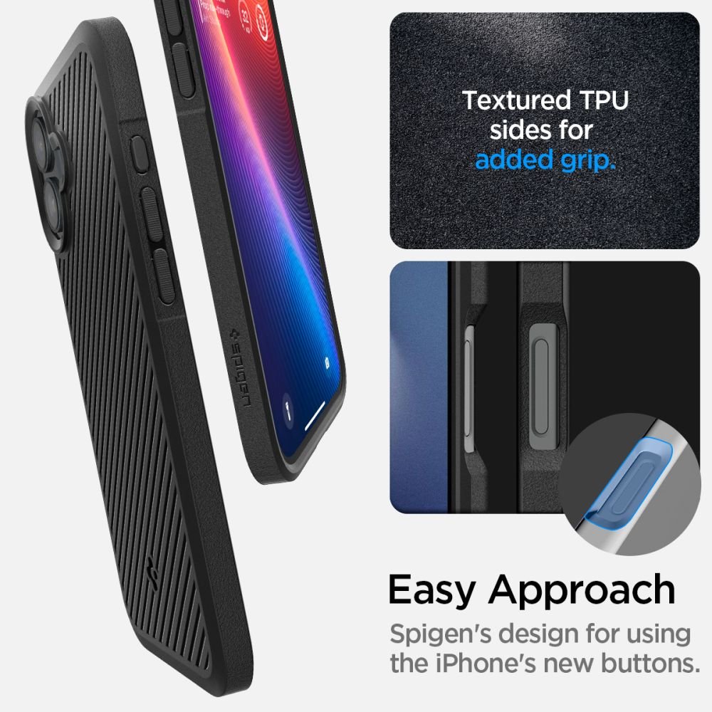 Spigen iPhone 16 Θήκη TPU Core Armor - Matte Black