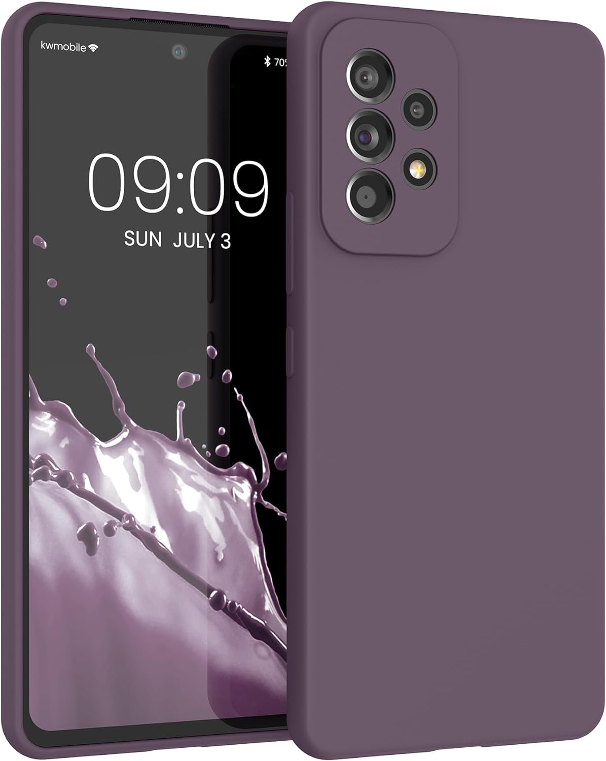 KW Samsung Galaxy A53 5G Θήκη Σιλικόνης Rubberized TPU - Light Iris