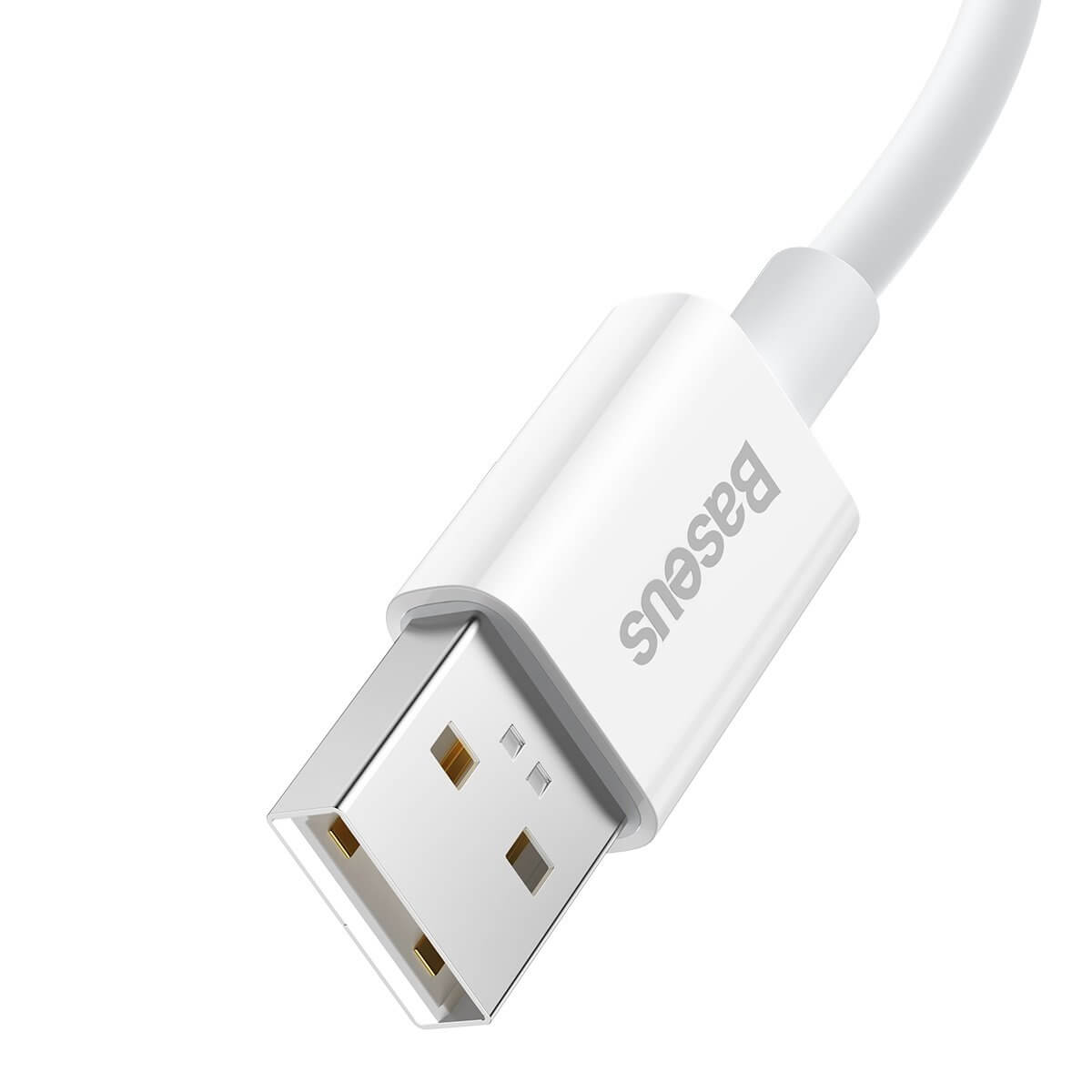 Baseus Superior Series SUPERVOOC Καλώδιο Δεδομένων και Φόρτισης 65W 1m - USB to Type - C - White - CAYS000902