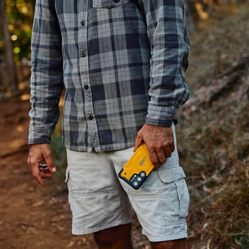 UAG Samsung Galaxy S25 Ultra Pathfinder MagSafe Series Σκληρή Θήκη με MagSafe - Heritage Yellow