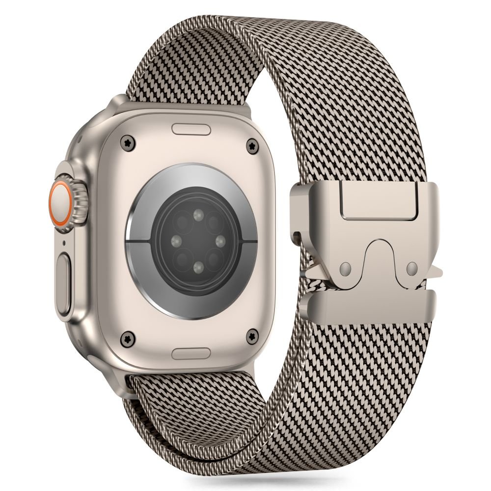 Tech - Protect Λουράκι Apple Watch 8/9/10/11 - SE (1/2/3) - Ultra (1/2/3) – 44/45/46/49mm Milano από Ανοξείδωτο Ατσάλι - Titanium