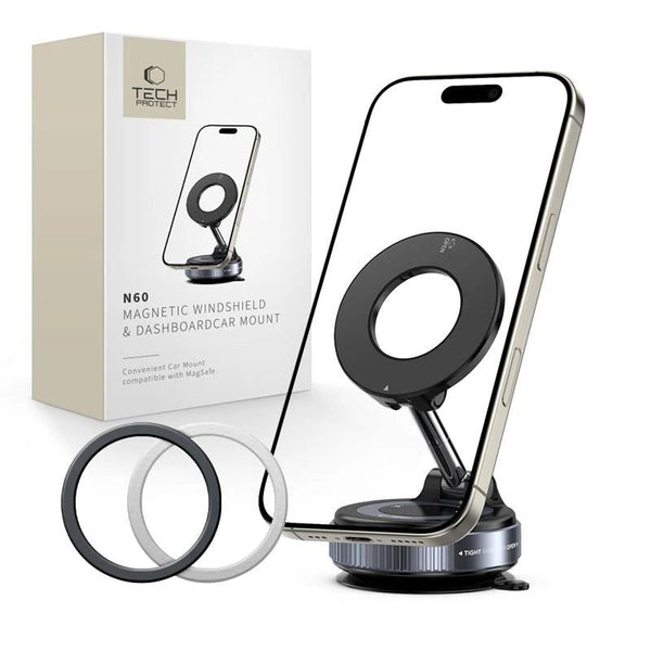 Tech - Protect N60 Μαγνητική Βάση για το Ταμπλό του Αυτοκινήτου - Black