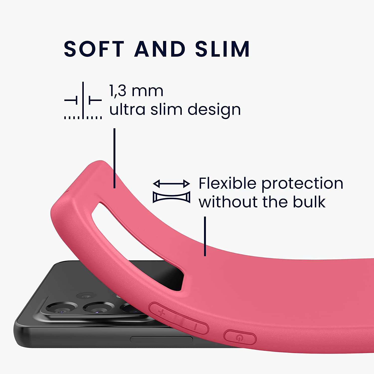 KW Samsung Galaxy A53 5G Θήκη Σιλικόνης TPU - Awesome Pink - 57808.238