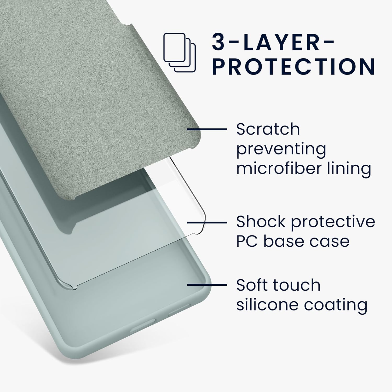 KW Samsung Galaxy S24 FE Θήκη Σιλικόνης Rubberized TPU - Cool Mint