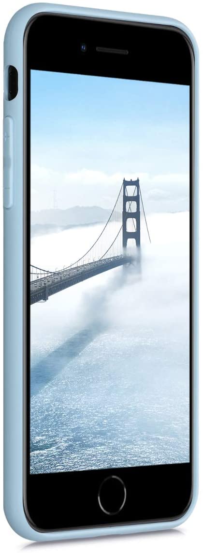 KW iPhone SE 2022 / SE 2020 / 7 / 8 Θήκη Σιλικόνης TPU - Pastel Blue - 39458.177