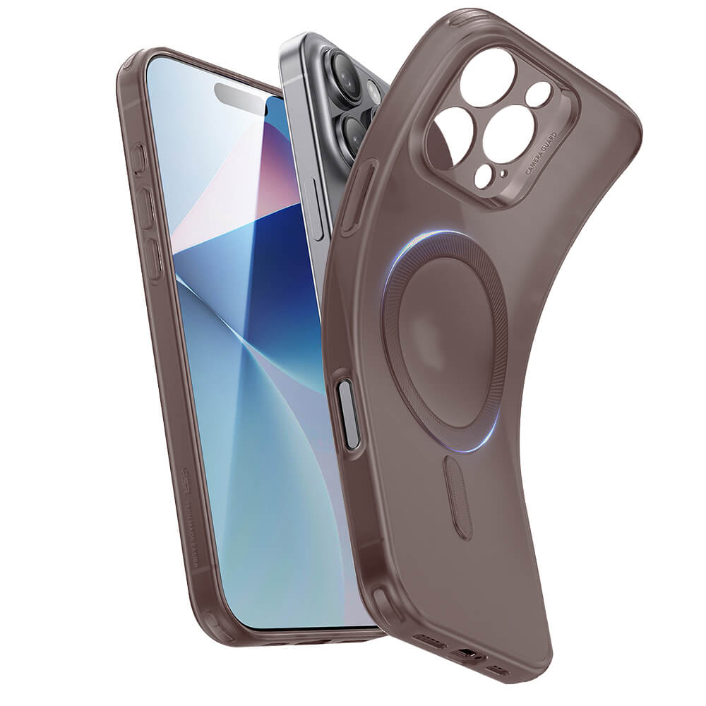 ESR iPhone 16 Pro Zero HaloLock Λεπτή Θήκη Σιλικόνης με MagSafe - Brown
