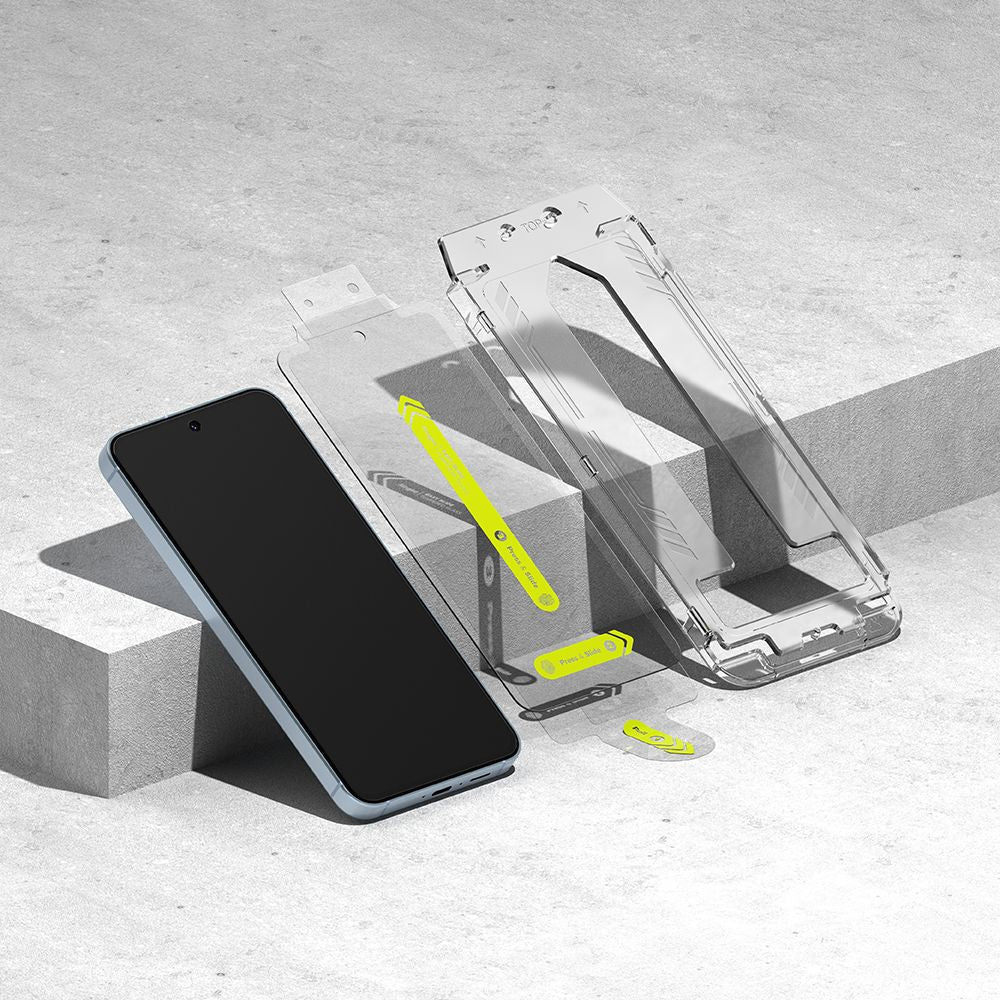 Ringke Samsung Galaxy A35 5G Easy Slide 2.5D 9H Case Friendly Αντιχαρακτικό Γυαλί Οθόνης - 2 Τεμάχια - Clear