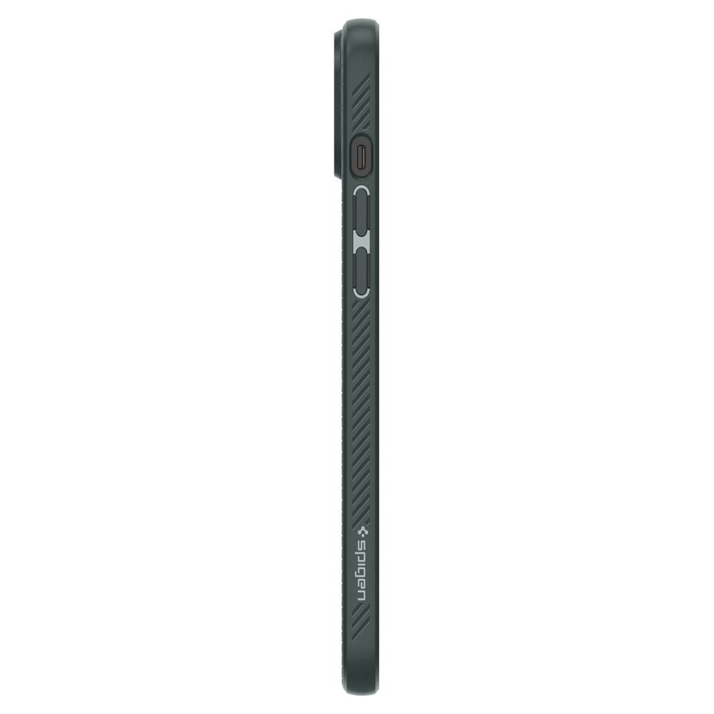 Spigen iPhone 15 Liquid Air Θήκη Σιλικόνης - Abyss Green