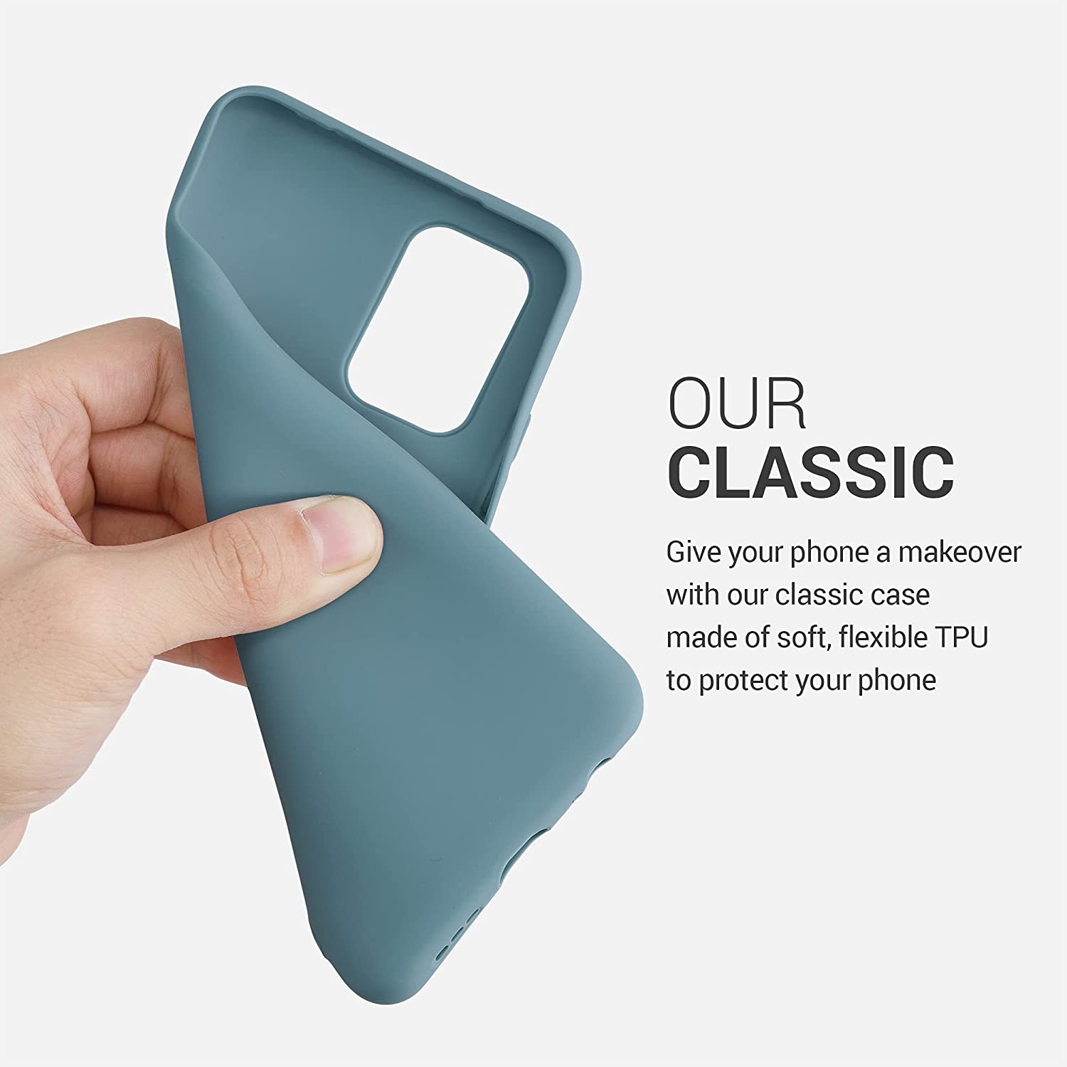 KW Xiaomi Redmi Note 10 / Note 10s / Poco M5s Θήκη Σιλικόνης TPU - Arctic Blue - 54541.207
