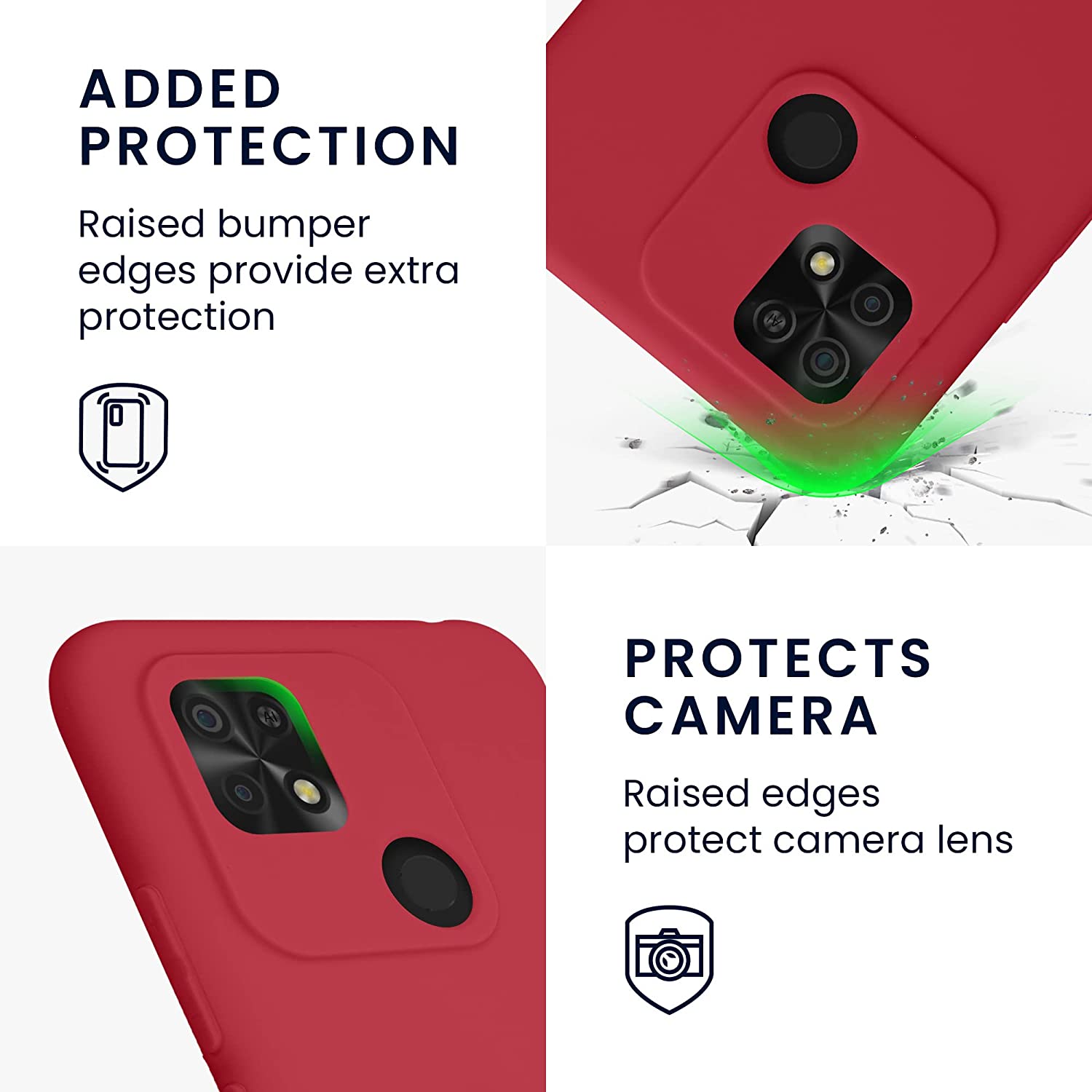 KW Xiaomi Xiaomi Redmi 10C Θήκη Σιλικόνης TPU - Matte Fuchsia - 59231.100