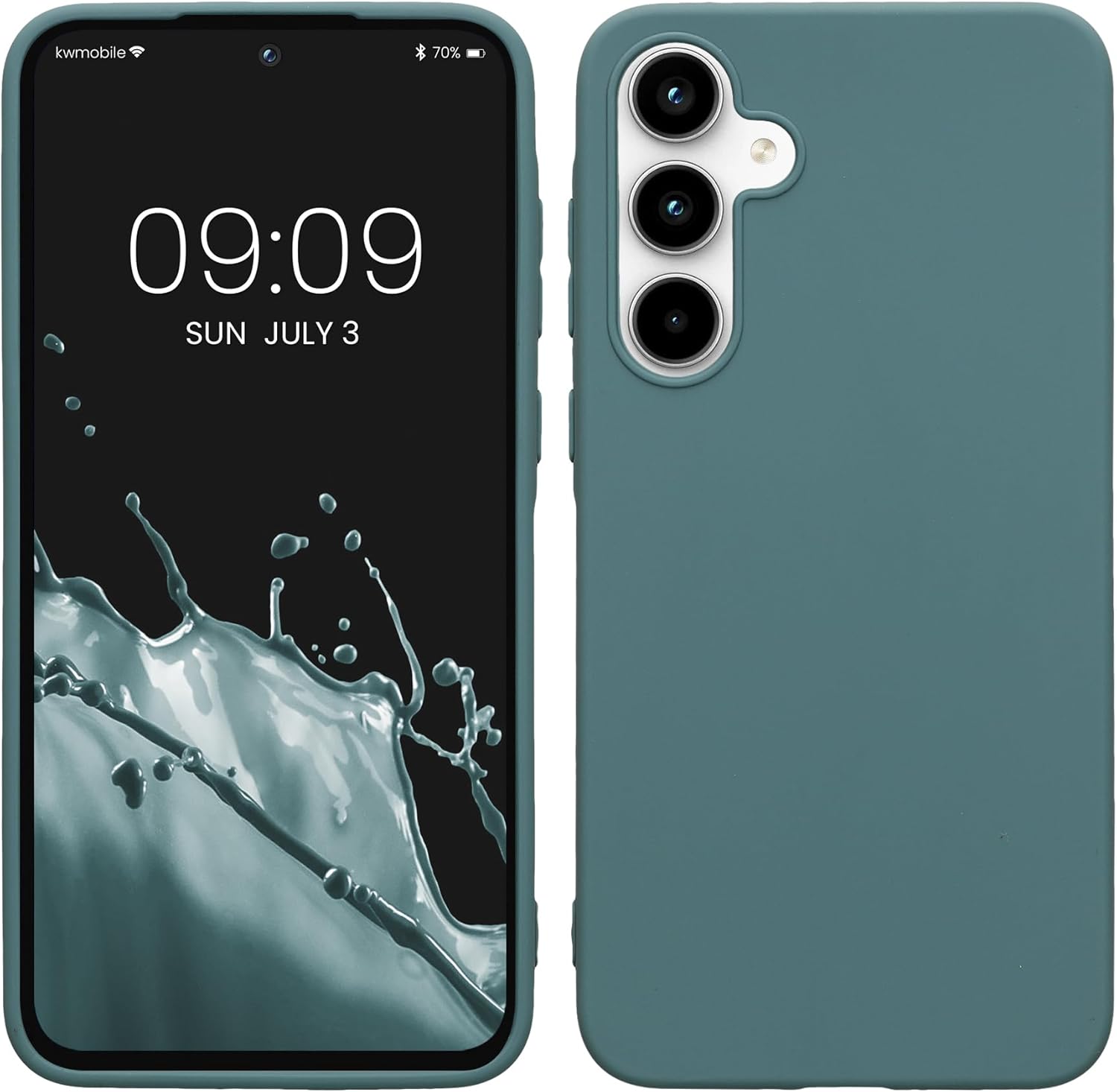 KW Samsung Galaxy A35 5G Λεπτή Θήκη Σιλικόνης TPU - Arctic Night