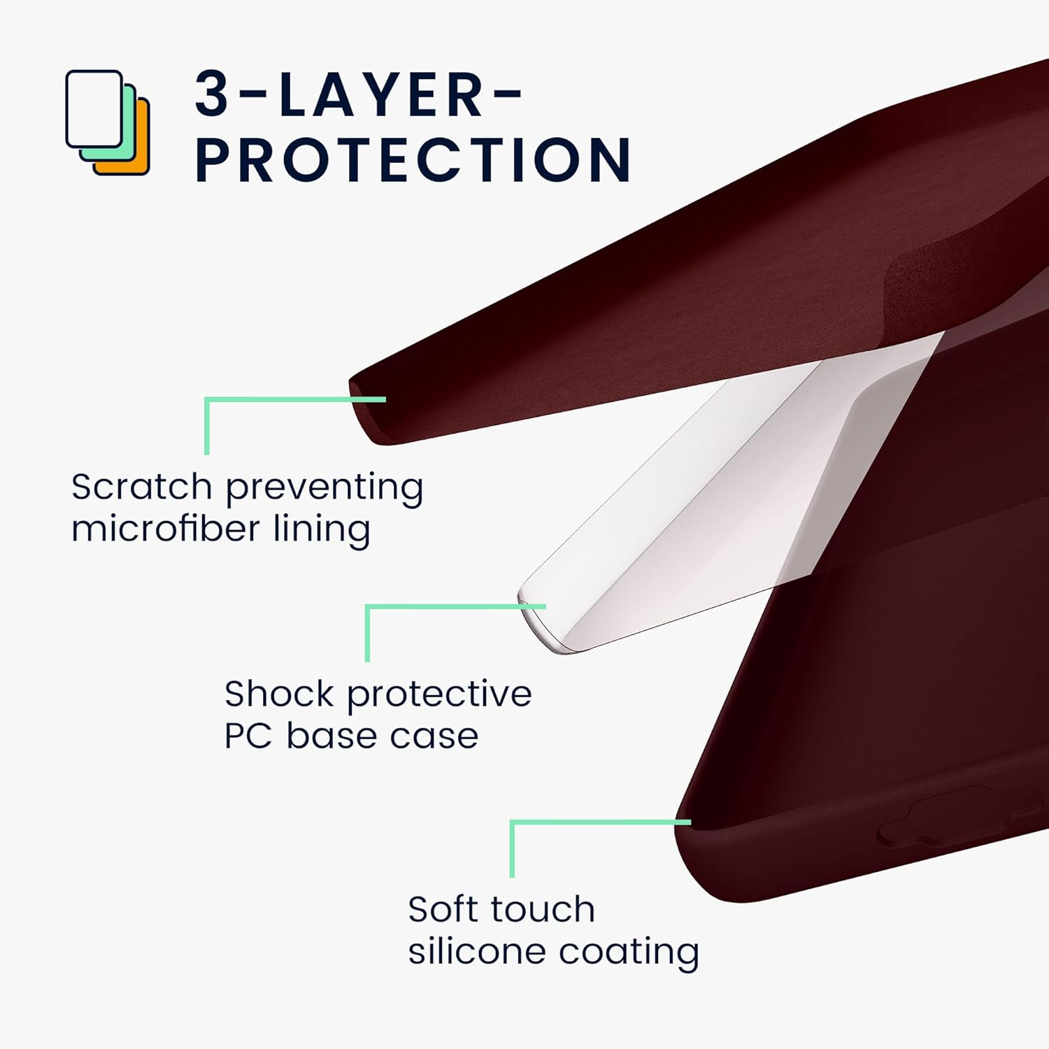 KW Samsung Galaxy S24 Θήκη Σιλικόνης Rubberized TPU - Bordeaux Purple