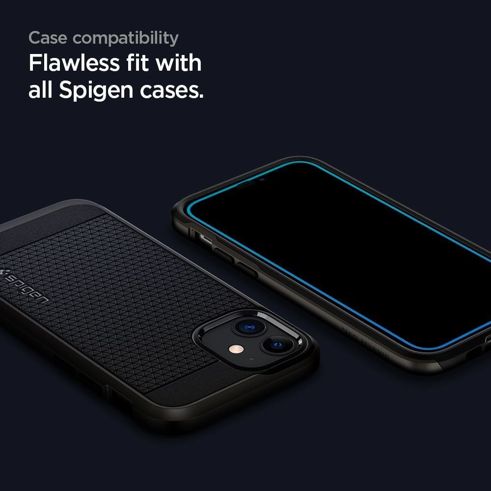 Spigen Samsung Galaxy A52 / A52 5G / A52s 5G FC AlignMaster 2.5D Full Screen Case Friendly Tempered Glass Αντιχαρακτικό Γυαλί Οθόνης 9H - Black