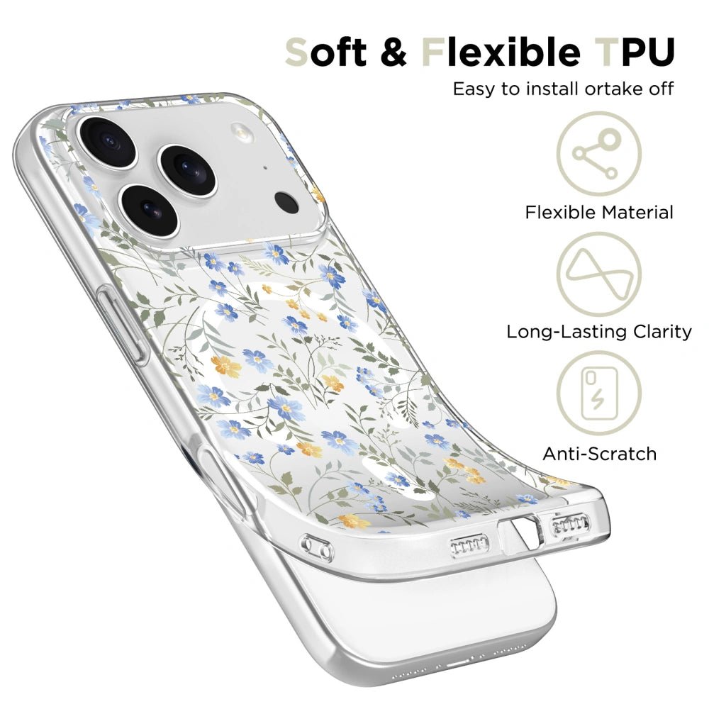 Tech - Protect iPhone 17 Pro Flexair Θήκη Σιλικόνης TPU με MagSafe - Spring Flowers