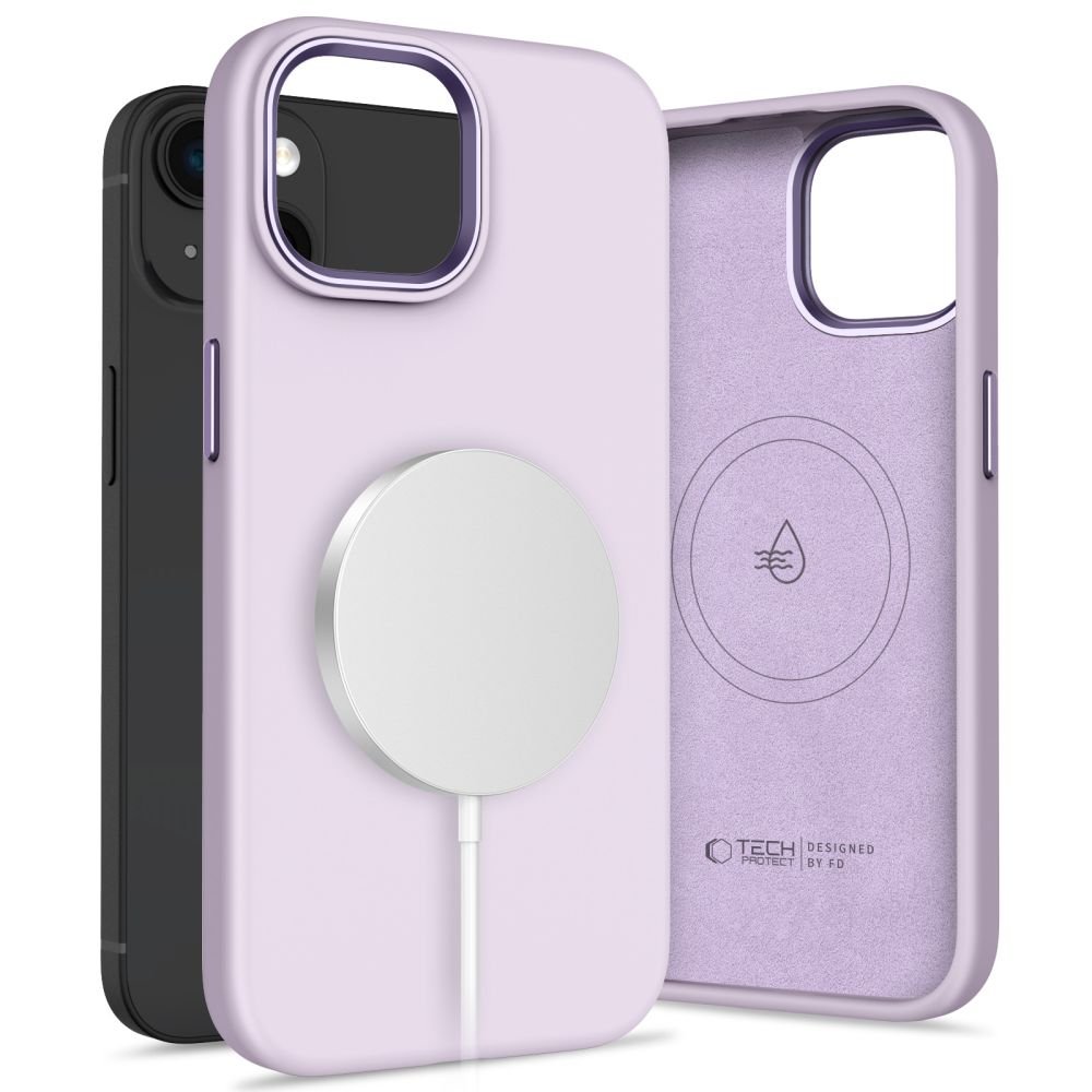 Tech - Protect iPhone 15 Silicone Pure Θήκη Σιλικόνης TPU με MagSafe - Mauve