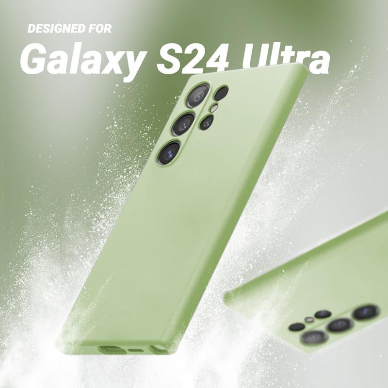 Crong Samsung Galaxy S24 Ultra Cover Θήκη Σιλικόνης - Mint
