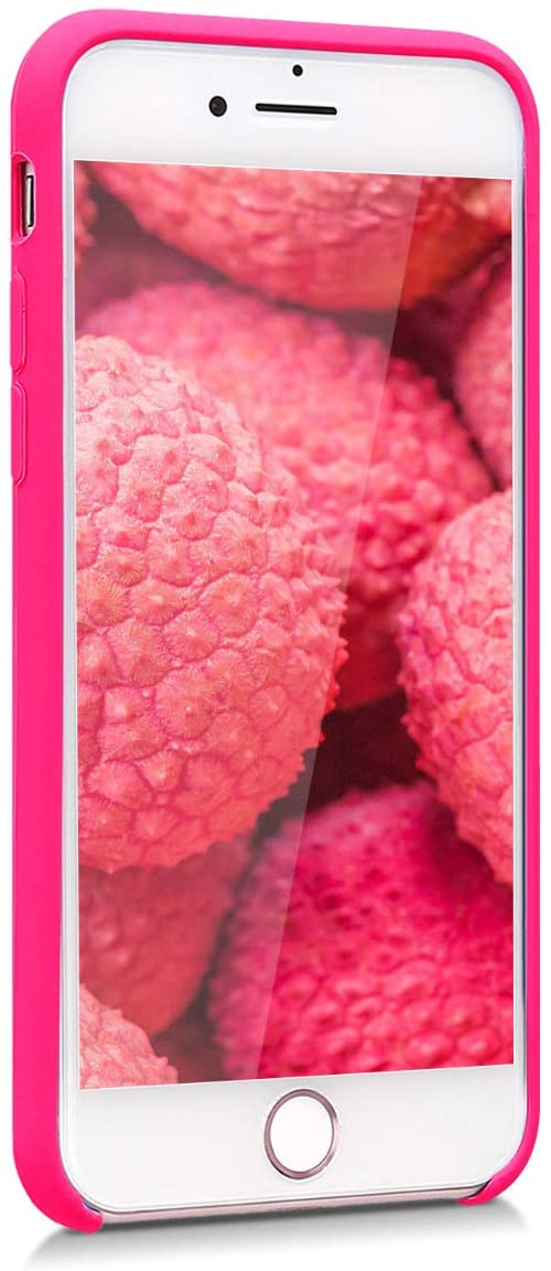 KW iPhone SE 2022 / SE 2020 / 7 / 8 Θήκη Σιλικόνης Rubber TPU - Neon Pink - 40225.08