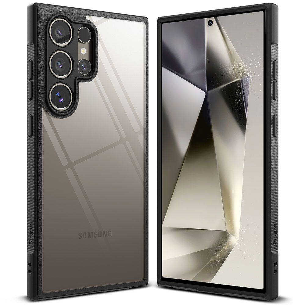 Ringke Samsung Galaxy S24 Ultra Fusion Bold Σκληρή Θήκη με Πλαίσιο Σιλικόνης - Black / Διάφανη