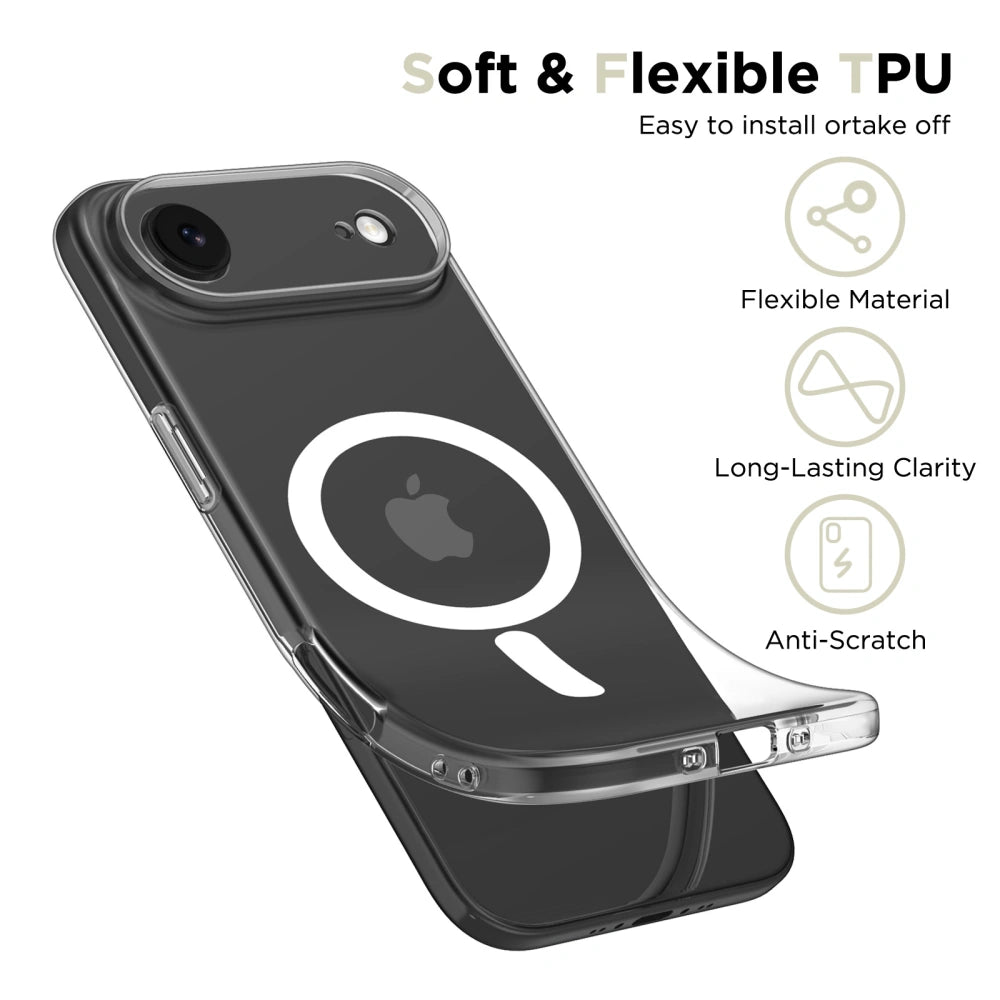 Tech - Protect iPhone Air Flexair Θήκη Σιλικόνης TPU με MagSafe - Clear