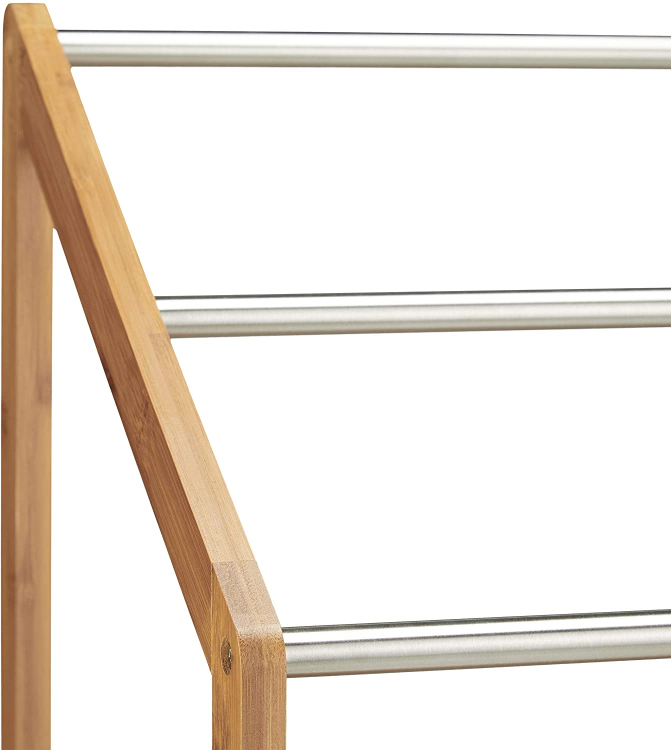 Relaxdays Κρεμάστρα για Πετσέτες από Μπαμπού - Natural - 4052025202910