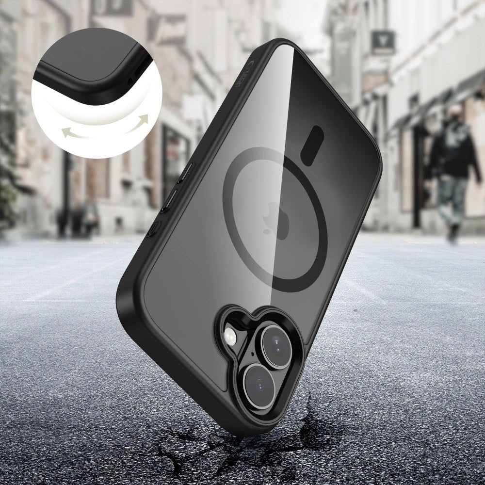 Tech - Protect iPhone 17 MagMat - Σκληρή Θήκη με Πλαίσιο Σιλικόνης και MagSafe - Black / Διάφανη