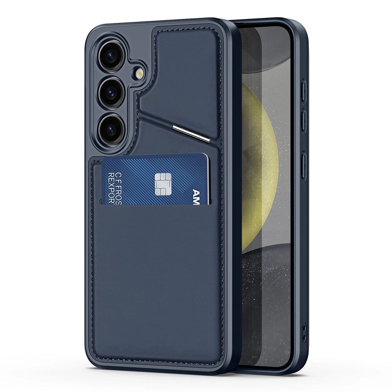 Dux Ducis Samsung Galaxy S24 Rafi II Mag Anti - RFID Θήκη με Υποδοχή για Κάρτες / Stand και MagSafe - Blue