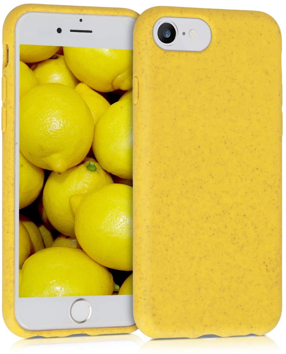 Kalibri iPhone SE 2022 / SE 2020 / 7 / 8 Θήκη Σιλικόνης TPU με Ανακυκλώσιμο και Βιοδιασπώμενο Υλικό - Yellow - 49106.06
