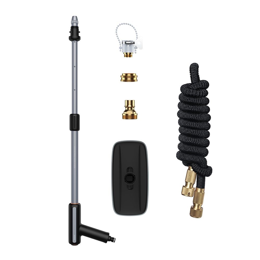 Baseus Clean Guard Σφουγγαρίστρα και Λάστιχο Πλυσίσματος Αυτοκινήτου - 15m - Black - CRXC01 - F01