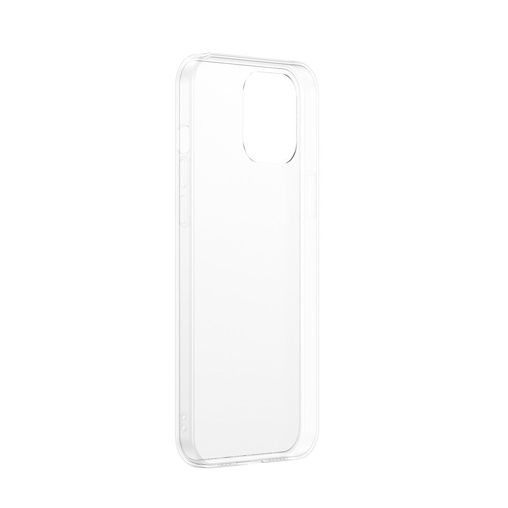 Baseus iPhone 12 Pro Max Frosted Glass Θήκη με Πλαίσιο Σιλικόνης και Όψη Γυαλιού Tempered Glass - White - WIAPIPH67N - WS02