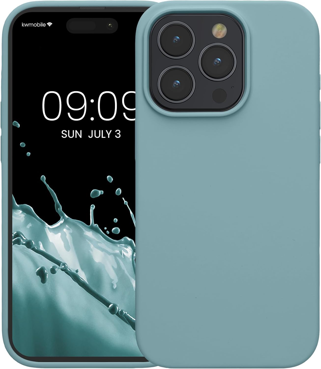 KW iPhone 15 Pro Max Θήκη Σιλικόνης Rubberized TPU - Antique Stone