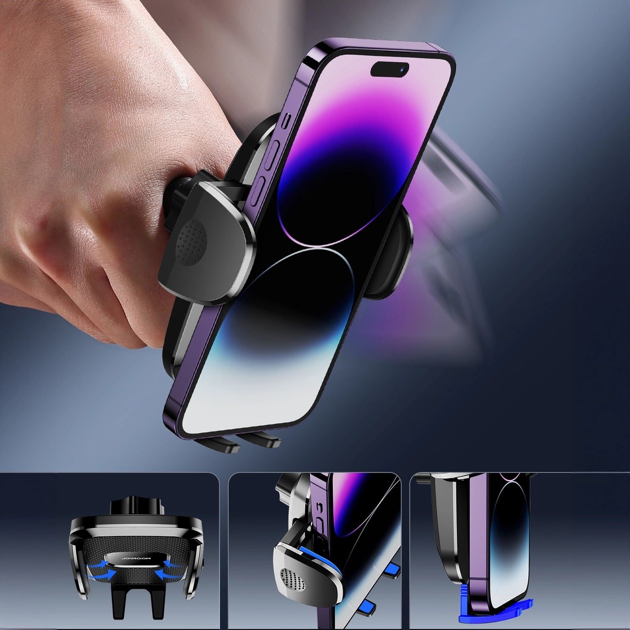 Joyroom Car Mechanical Phone Holder Universal Βάση Αυτοκινήτου - Black - JR - ZS259