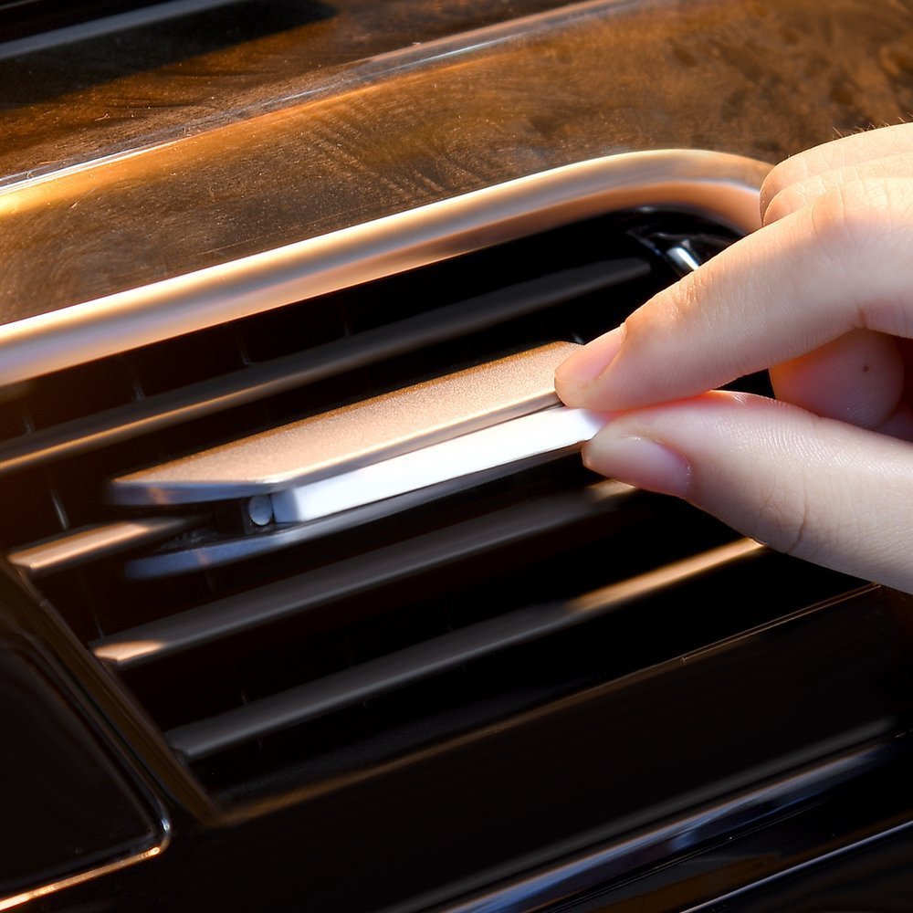 Baseus Metal Paddle Car Air Freshener Accessory Kit - Ανταλλακτικό Αρωματικό Αυτοκινήτου - Cologne - 6 Τεμάχια - White - SUXUN - M0A