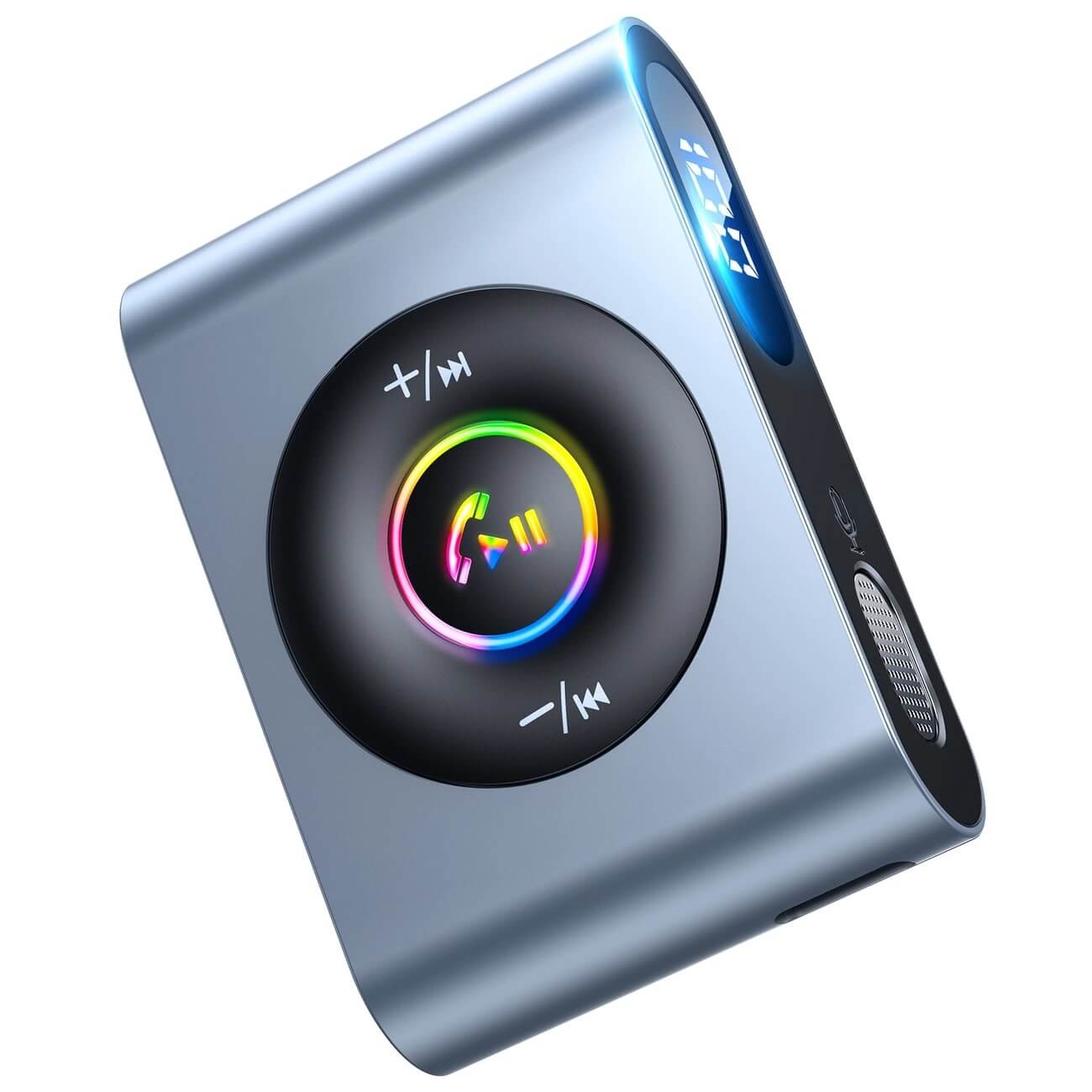 Joyroom JR - CB1 Bluetooth 5.3 AUX Transmitter για Αναπαραγωγή Μουσικής / Κλήσεις στο Αυτοκίνητο - Grey