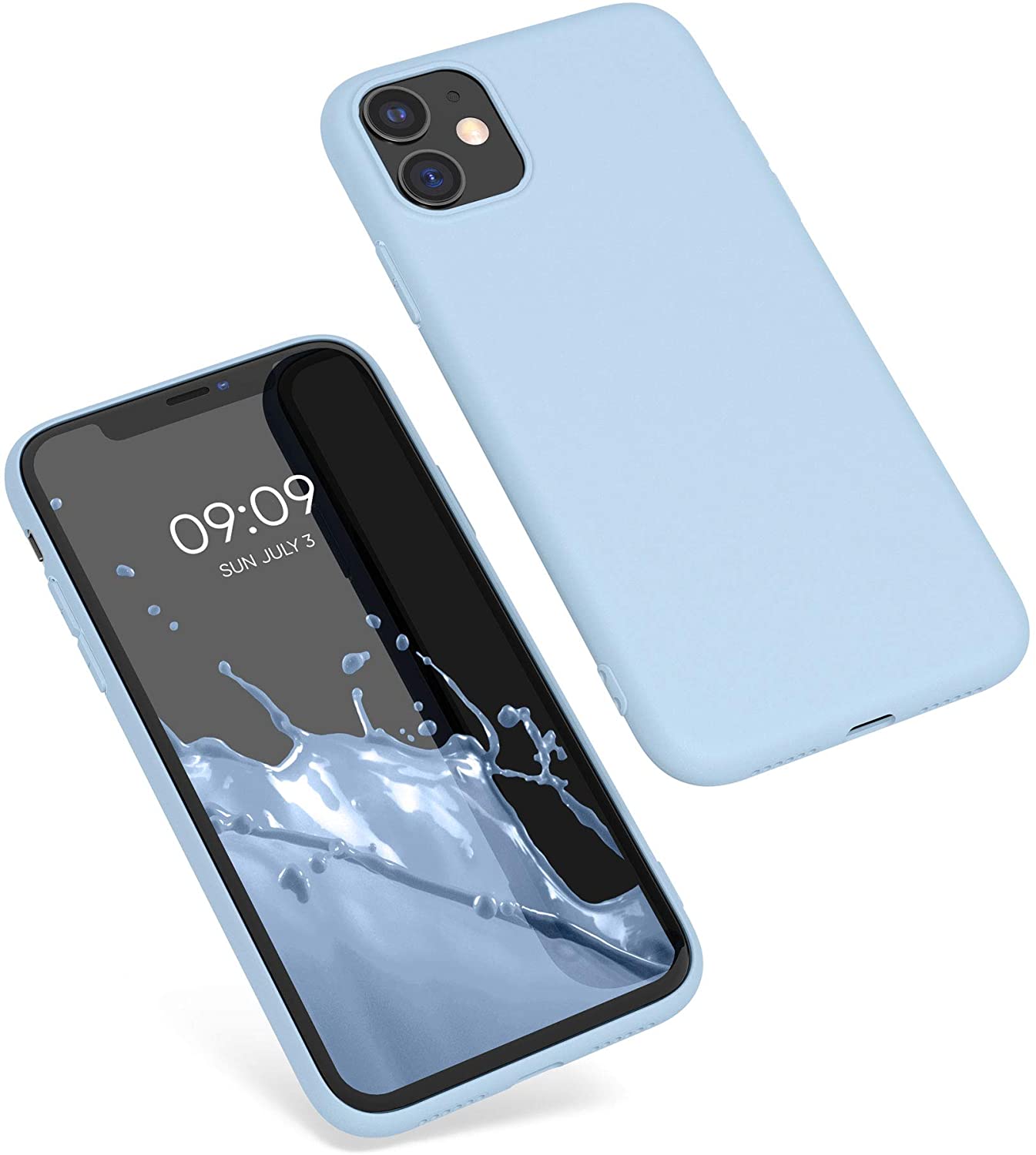 KW iPhone 11 Θήκη Σιλικόνης TPU - Light Blue Matte - 49787.58