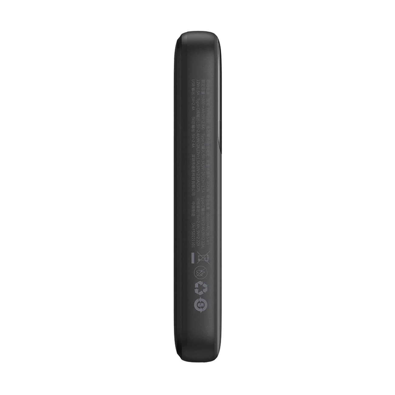Baseus Comet Series Power Bank 10000mAh 22.5W με Ενσωματωμένα Καλώδια Type - C και Lightning - Black - PPMD020001
