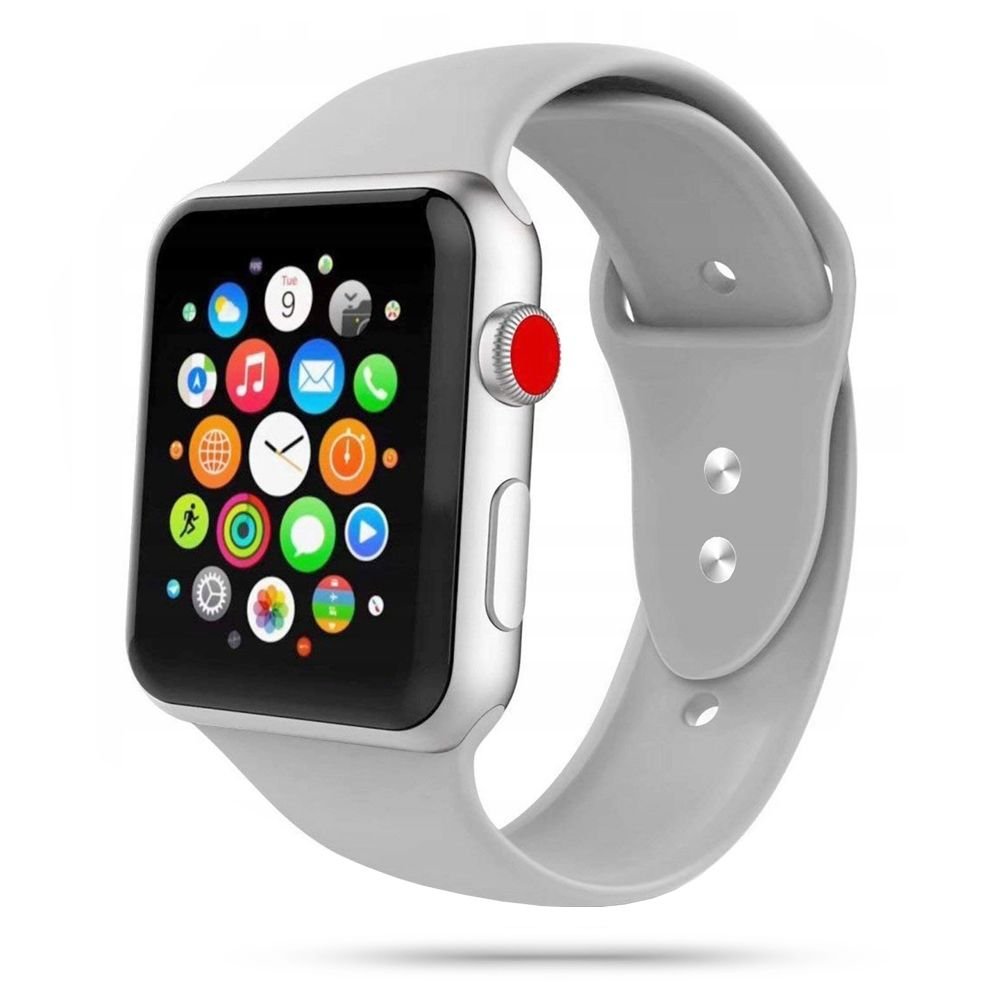 Tech - Protect Λουράκι Apple Watch 4 / 5 / 6 / 7 / 8 / 9 / SE / ULTRA 1 / ULTRA 2 - 42 / 44 / 45 / 49 mm IconBand Λαστιχένιο - Grey